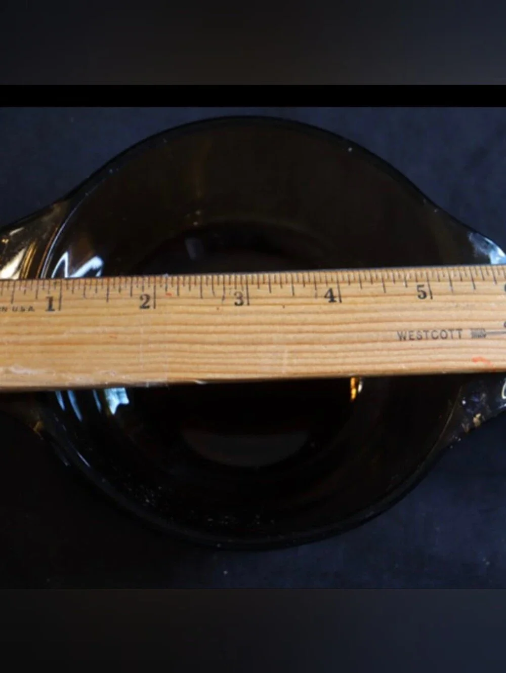 Vintage Anchor Hocking Fire King Mini Amber 12oz Casserole Dish & Lid #472
